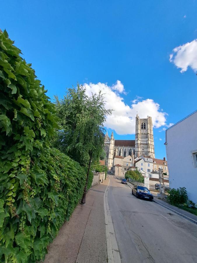 Appartement à la vieille ville d'auxerre Esterno foto